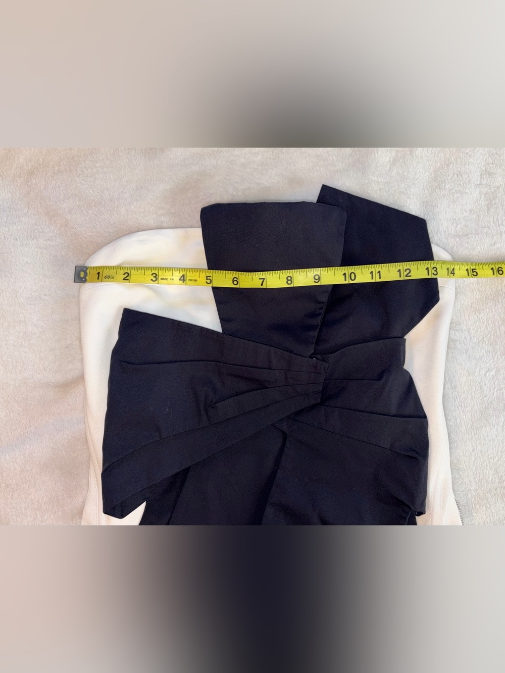 Antonio Berardi Strapless Colorblock Dress White Black Avant Garde Bow Dress 4 - Picture 8 of 11